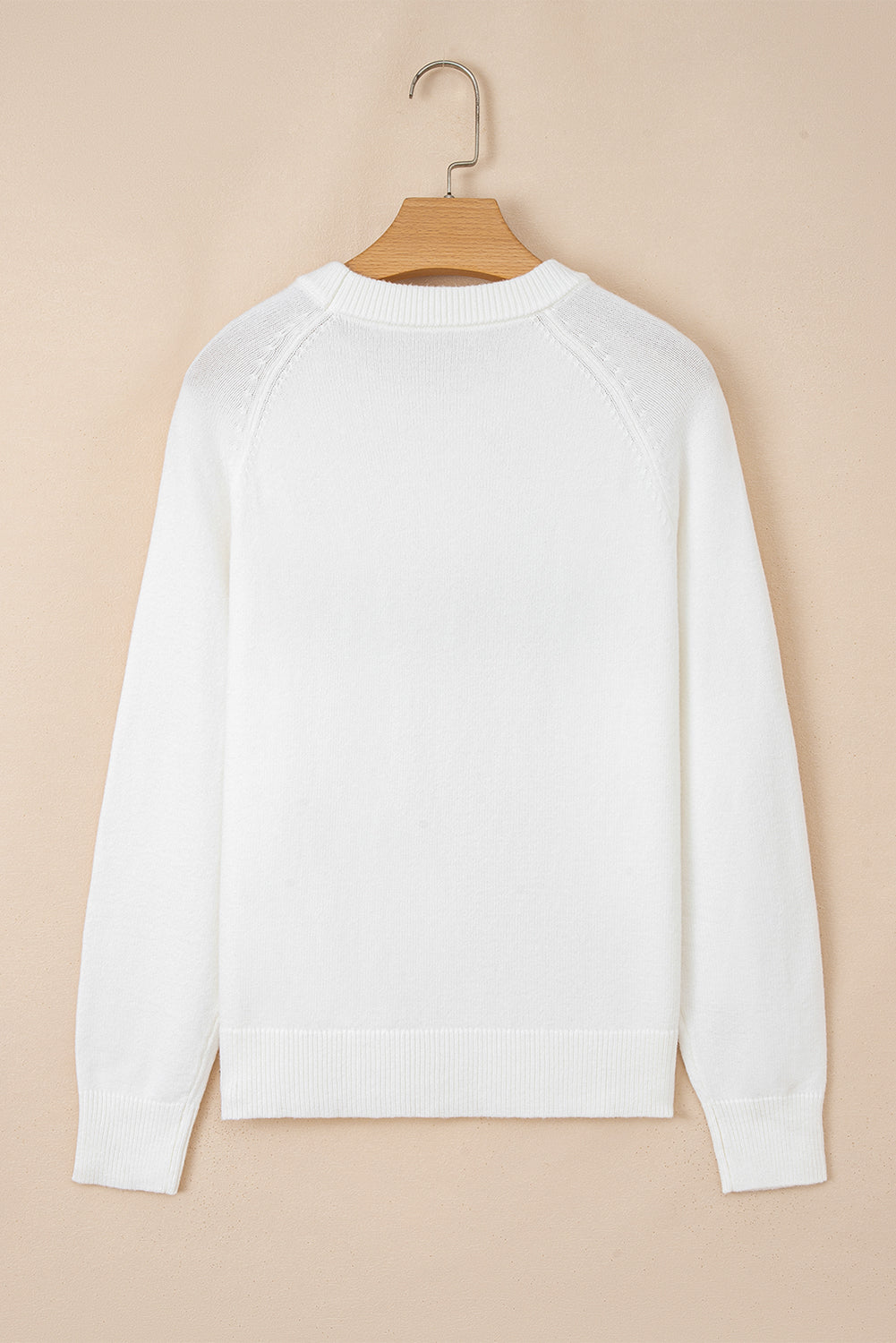 Blackish Green MERRY Letter Pattern Christmas Raglan Sleeve Sweater