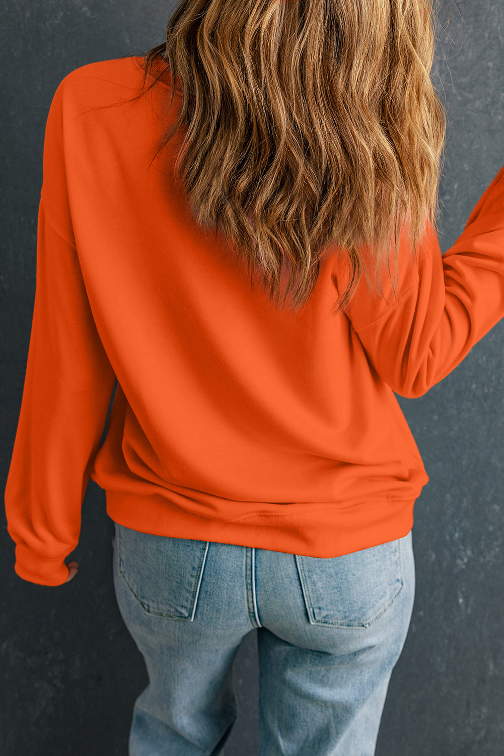 Orange Pour Some Gravy On Me Turkey Heat Transfer Printing Thanksgiving Sweatshirt
