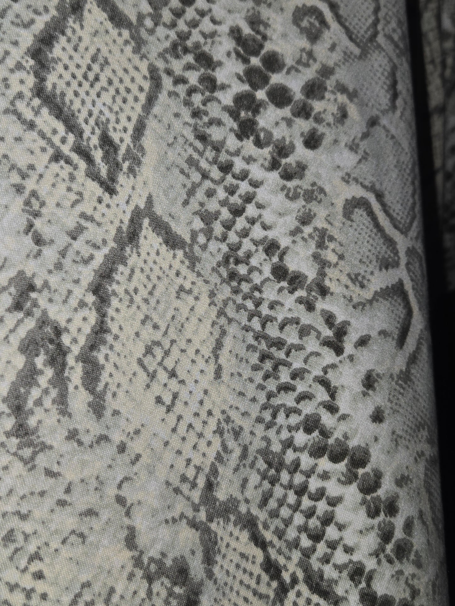C C Snakeskin Print Oversized Top