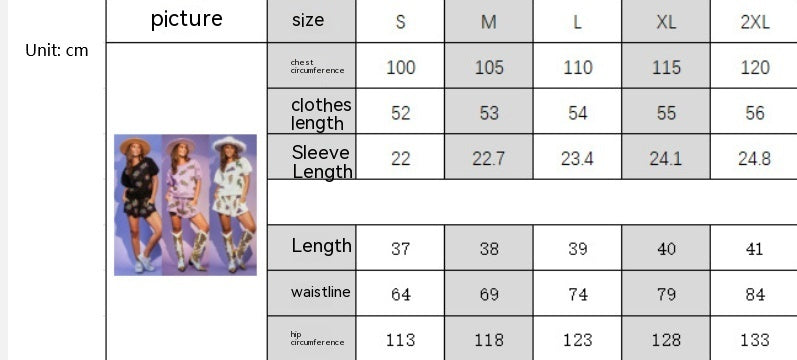 Female Fashionable Sequins Blouse And Shorts