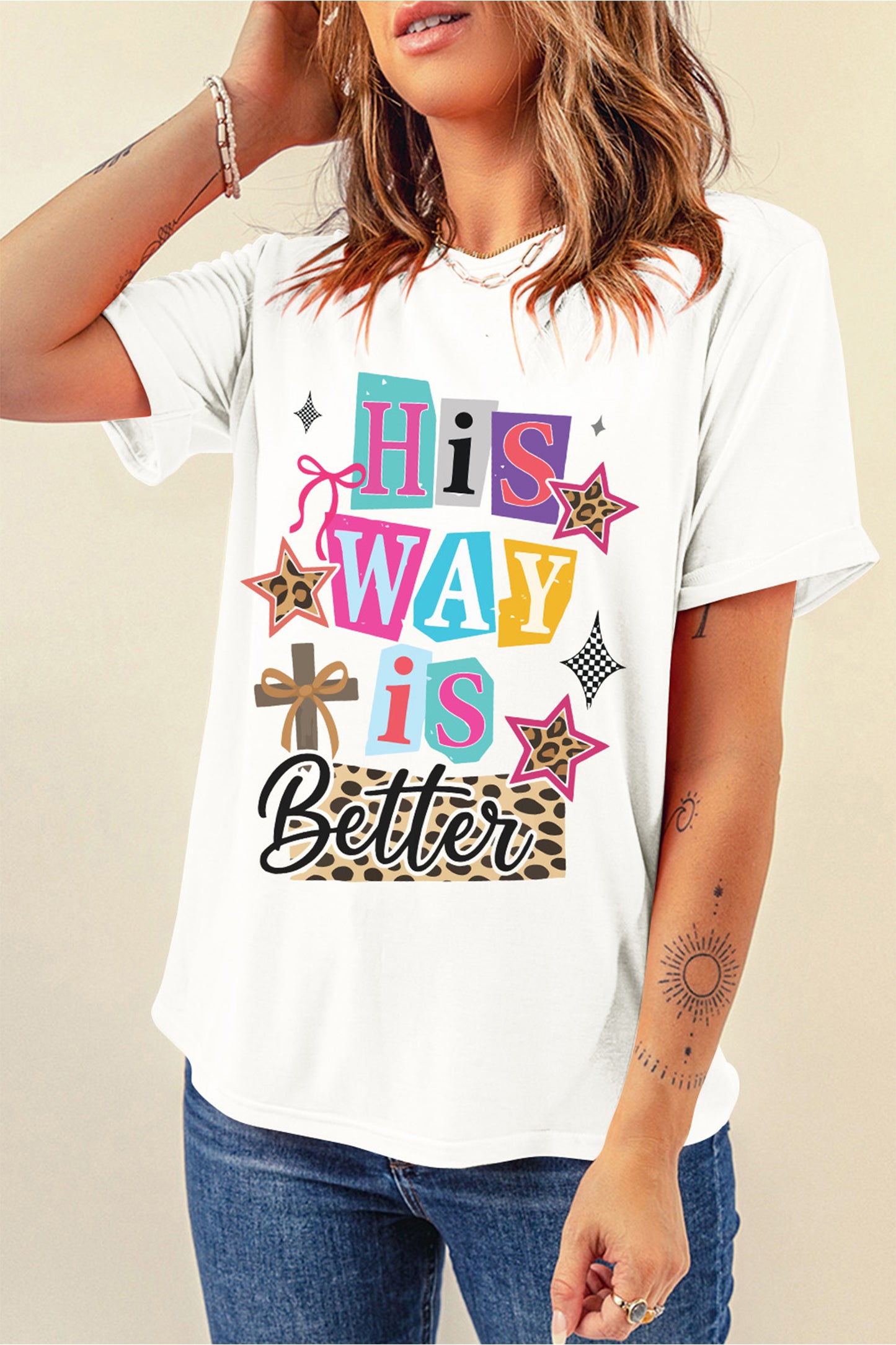 White His Way Is Better Easter Celebration Tee