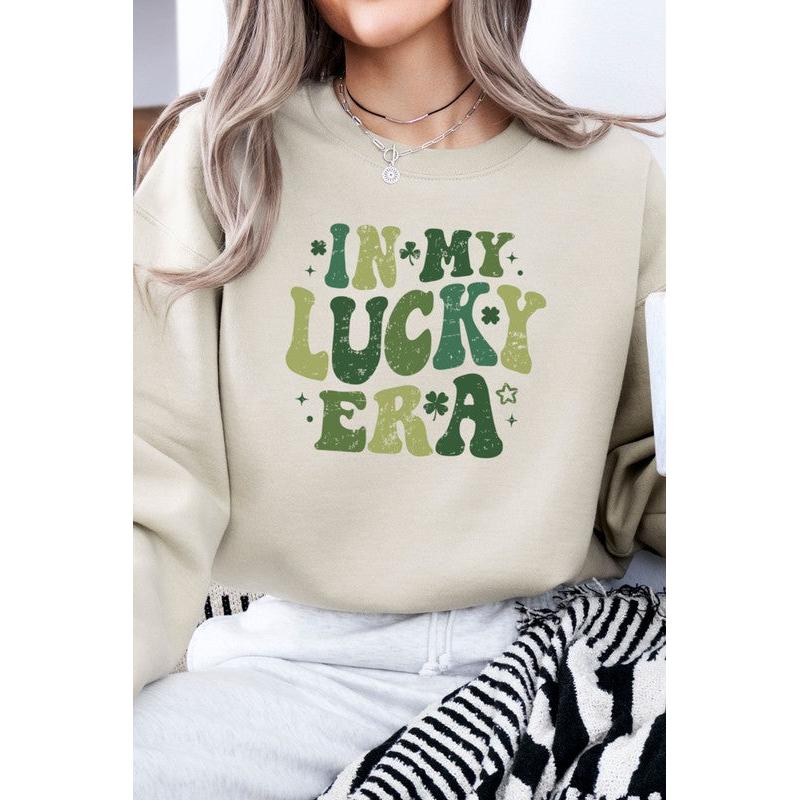 In My Lucky Era, St Patrick's Graphic Sweatshirt