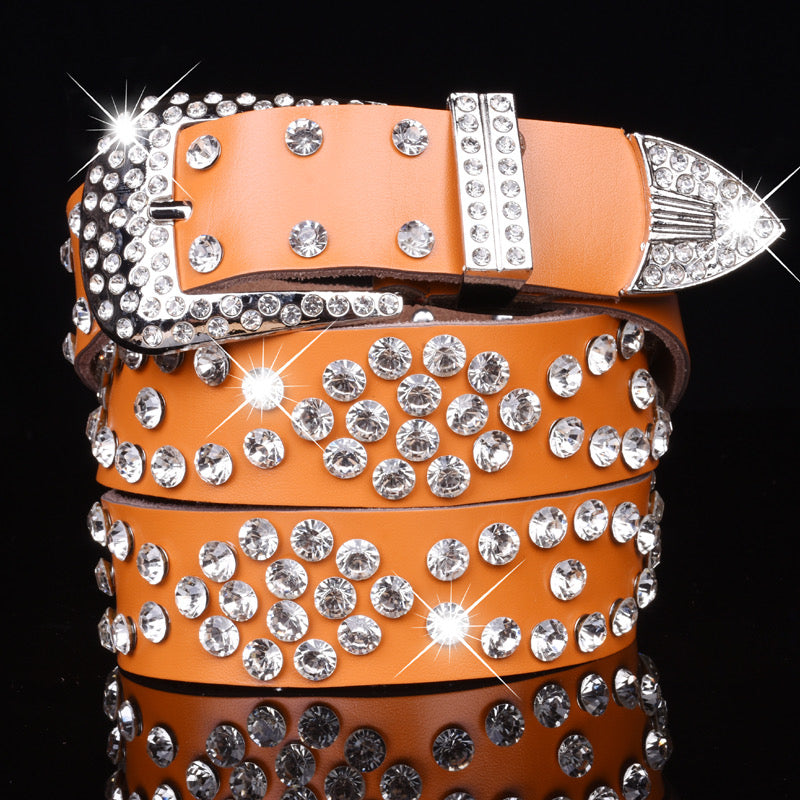 Western Turquoise Bling Bling Luxury Bezel Women's Fashion Hand