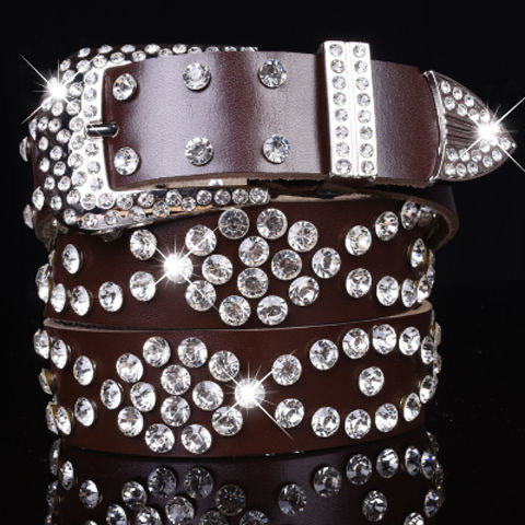 Western Turquoise Bling Bling Luxury Bezel Women's Fashion Hand
