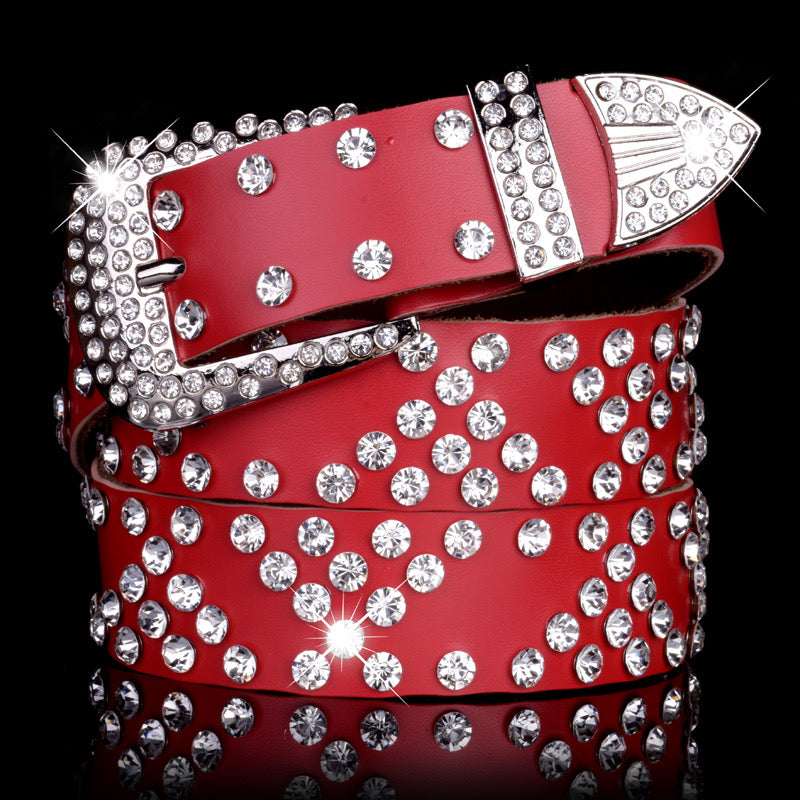 Western Turquoise Bling Bling Luxury Bezel Women's Fashion Hand