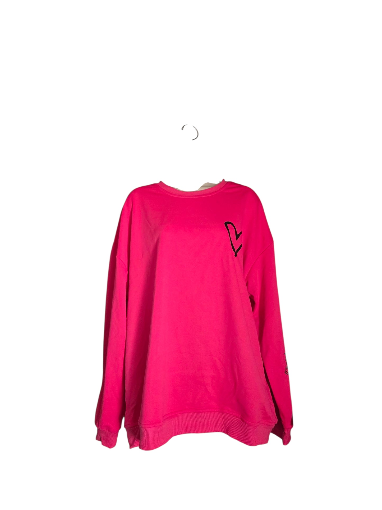 Heart & Breathe "It’s Just a Bad Day, Not a Bad Life" Oversized Crewneck Sweatshirt – Women’s Long Sleeve Pullover