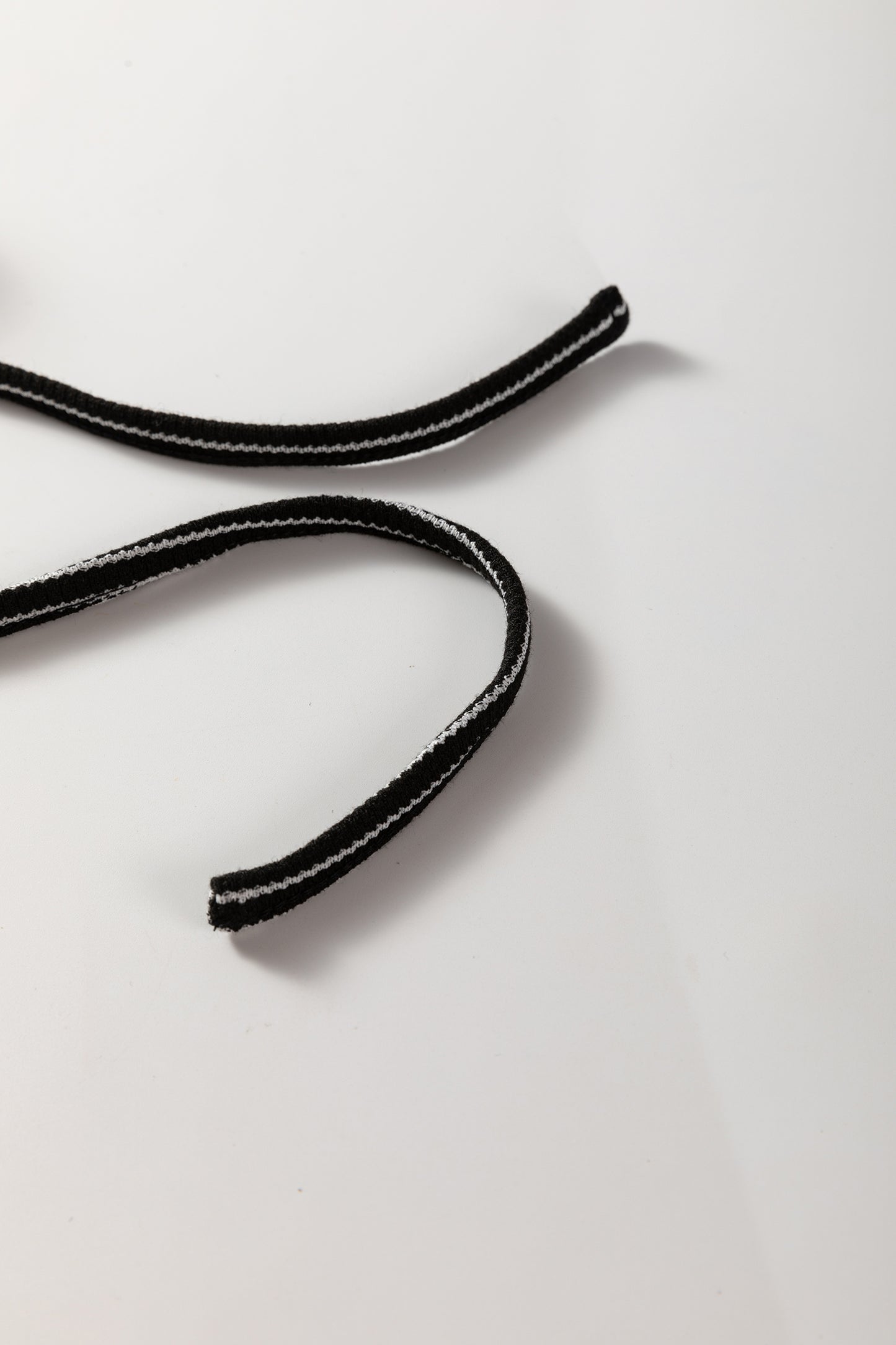 White Stripe Collared Pullover Top and Drawstring Pant Set