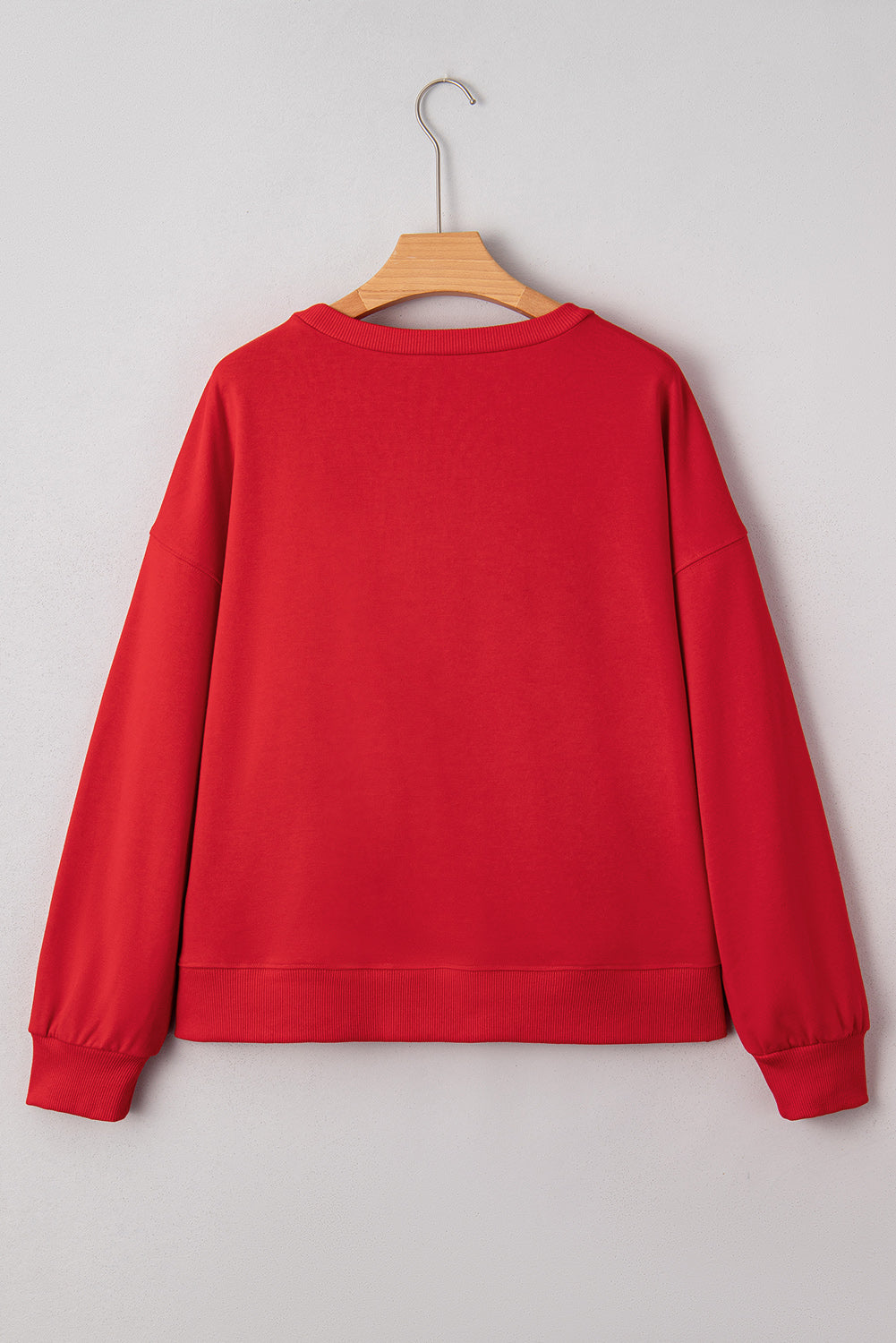 Fiery Red merry Holiday Christmas Graphic Sweatshirt