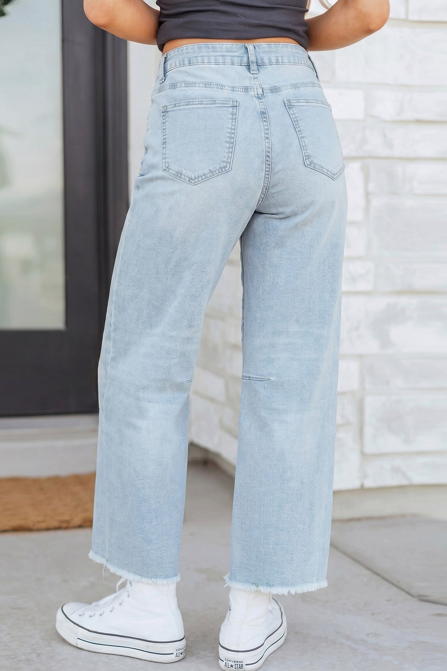 Beau Blue Sequin Pumpkin Patched Graphic Casual Shift Jeans