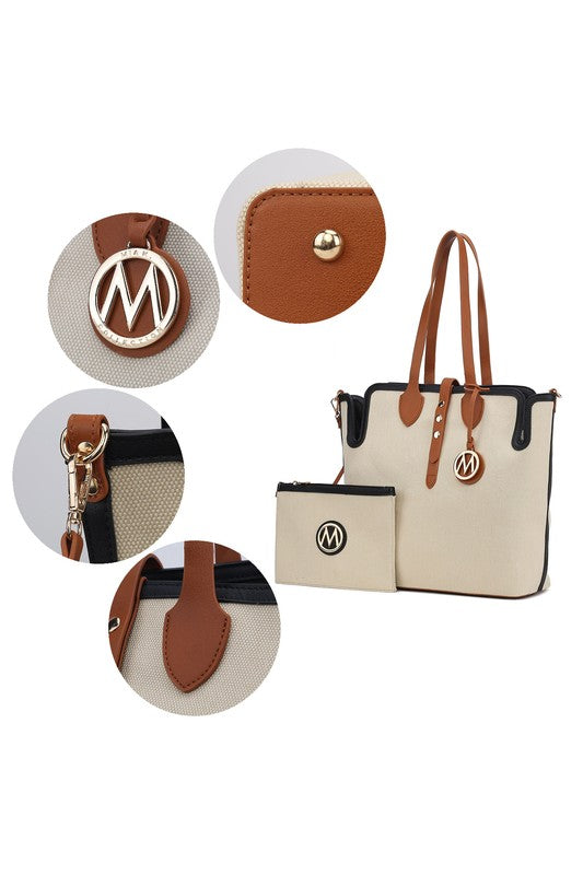 MKF Collection Juliana Oversize Tote & Wristlet