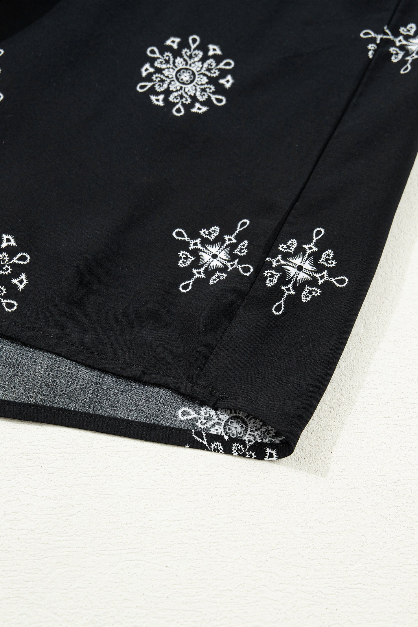 Yellow Boho Chic Notched V Neck Plus Floral Short Sleeve Top