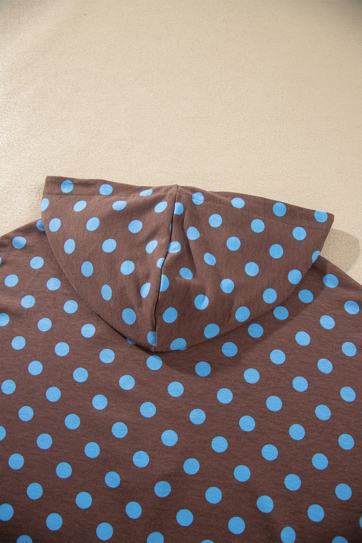 Pink Polka Dot Hooded Long Sleeve Top Casual Mini Skort Set