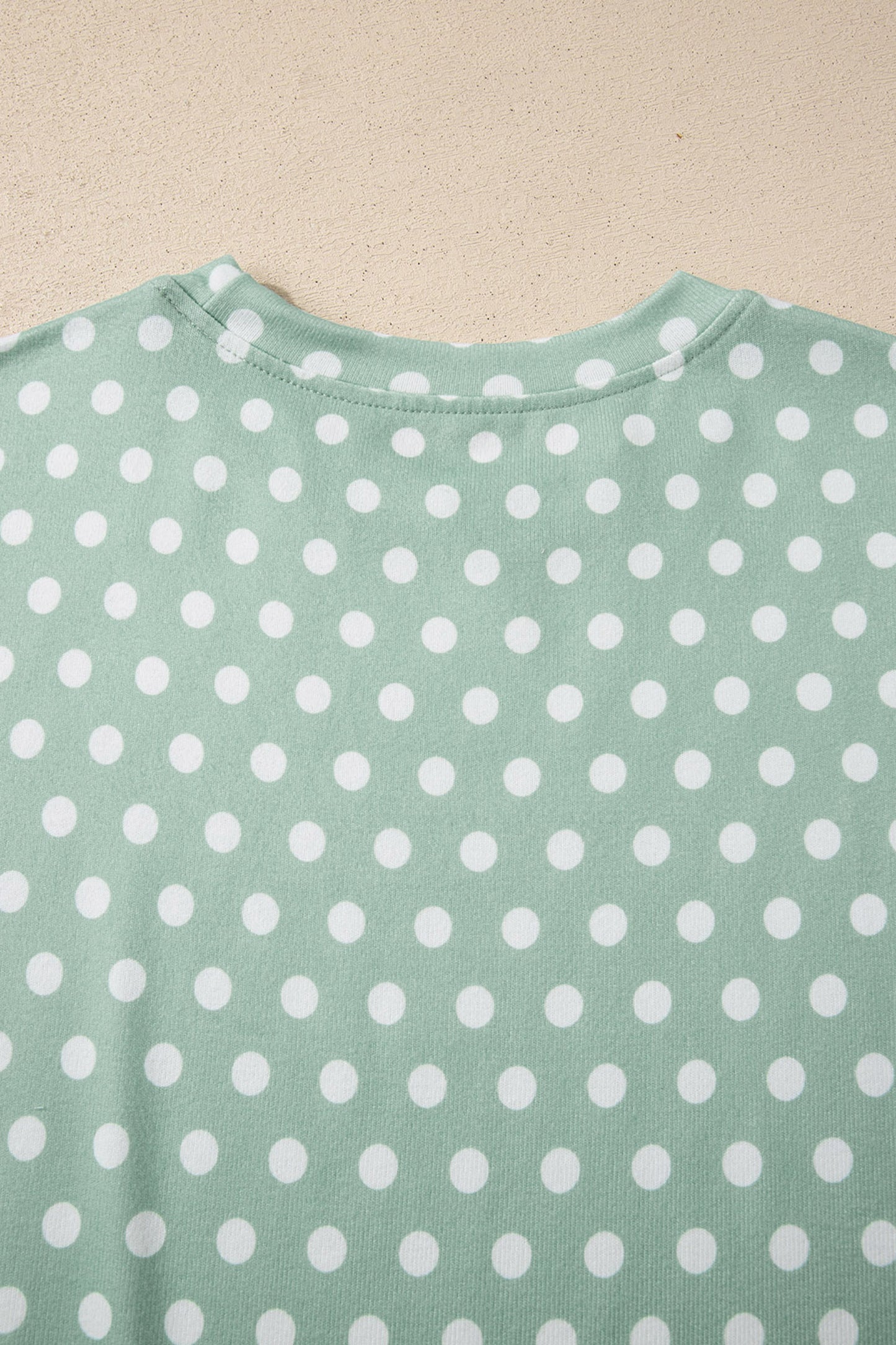 Purple Polka Dot Print Short Set
