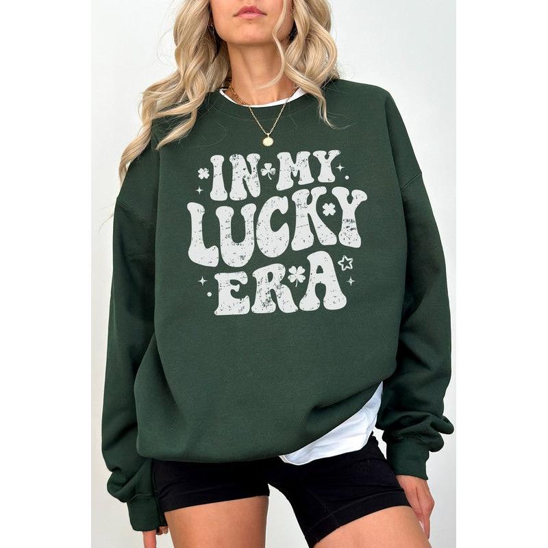 In My Lucky Era, St Patrick's Graphic Sweatshirt