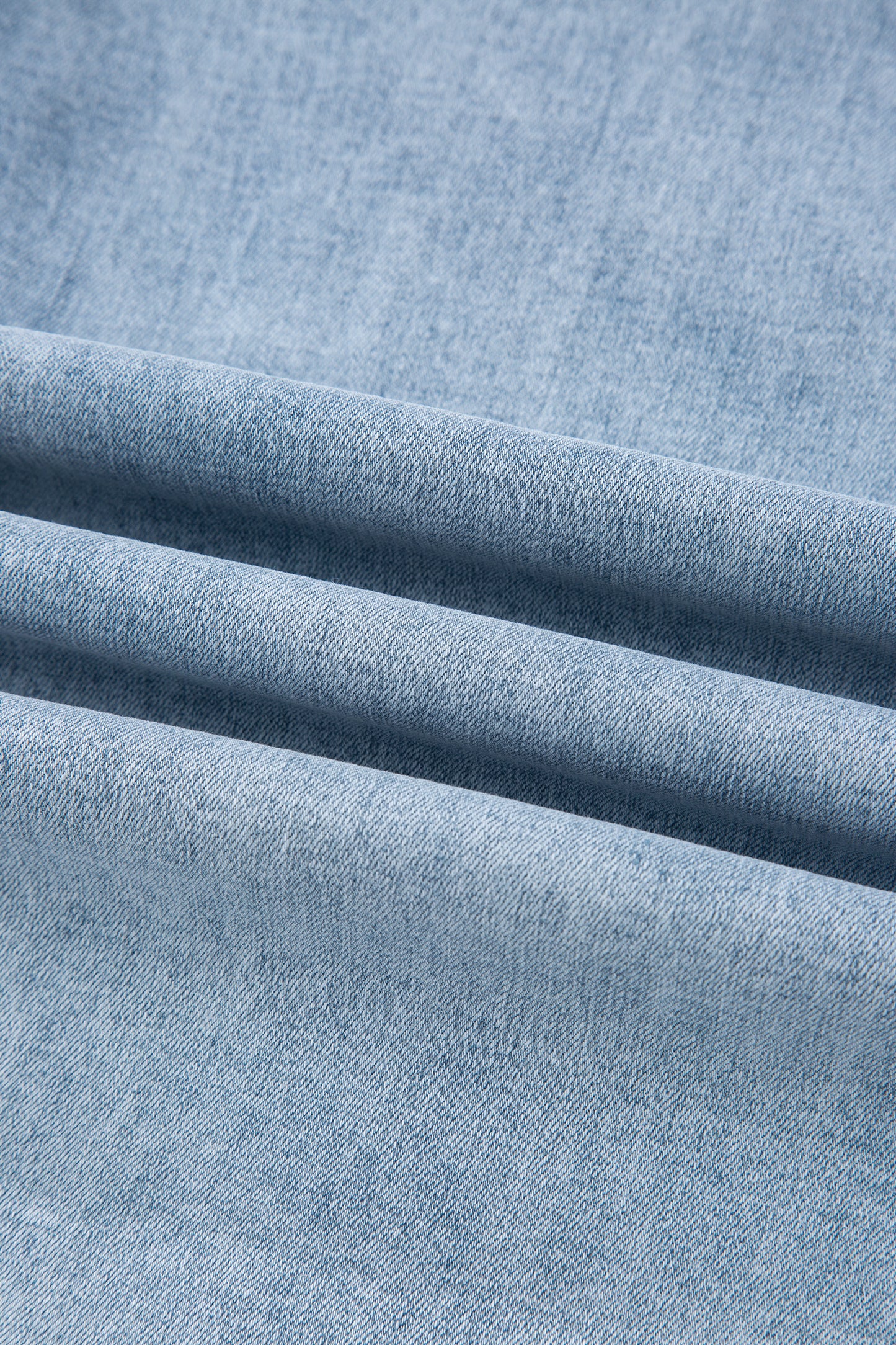 Beau Blue Bow Knot Side Detail Straight Leg Loose Jeans