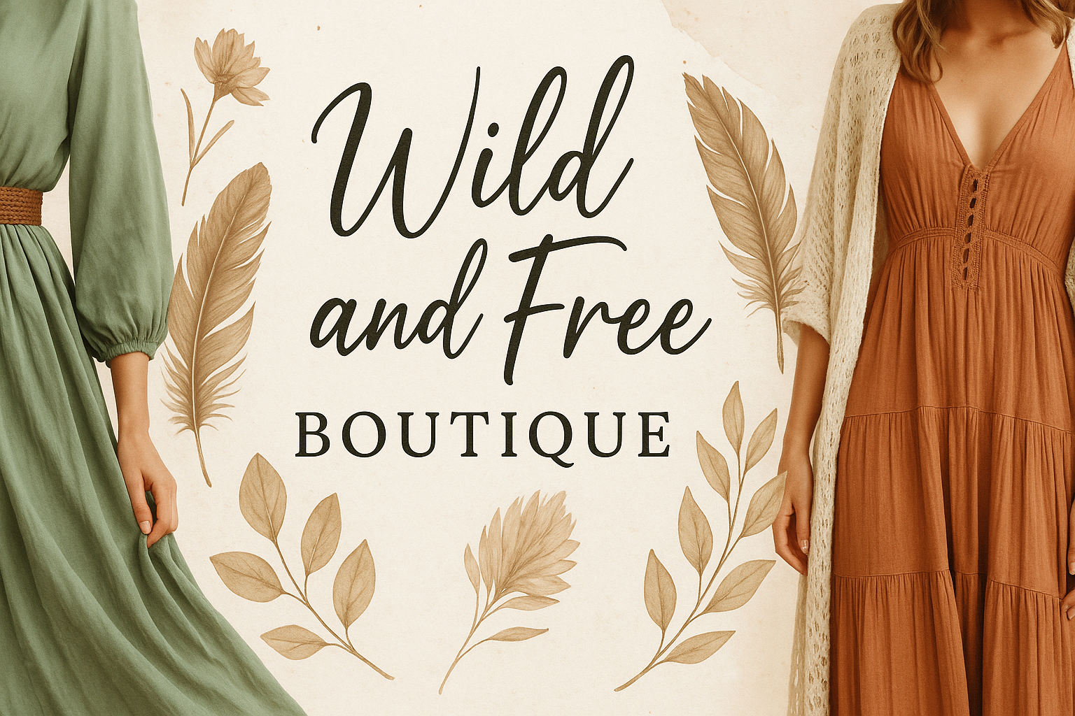 Image banner for wild and free boutique 