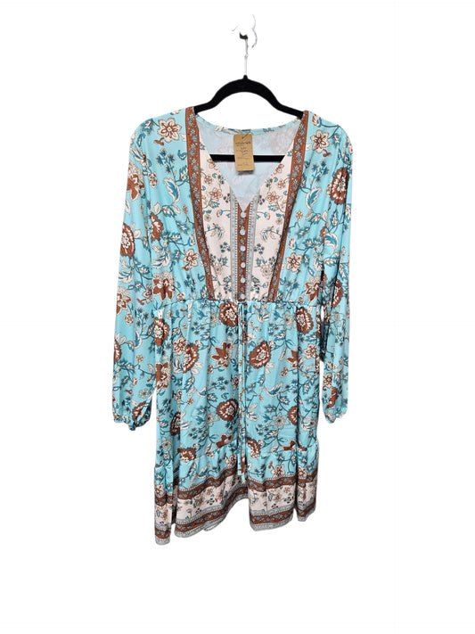 Boho Style Floral Midi Dress